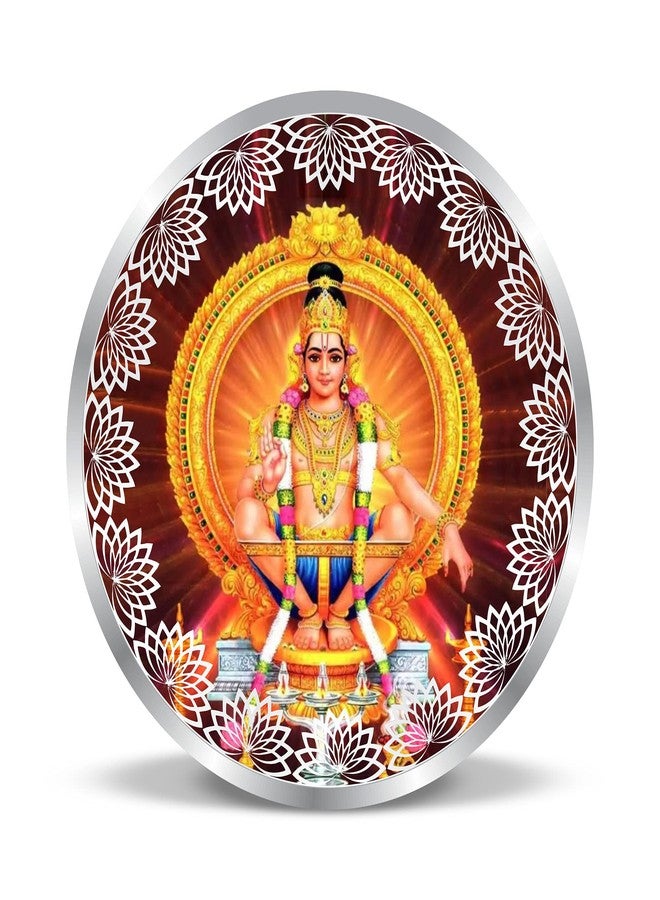 ACPL Precious Moments BIS Hallmarked 20gm 999 Pure Silver Coin Ayyappan Colorful Design - Image 1