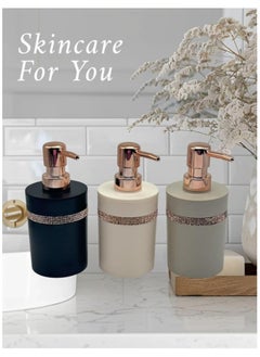 QSHOP QSHOP Soap Dispenser – A Touch of Elegance with Astras Design Soap Dispenser with Shiny Look Adds a Sophisticated Touch to Your Bathroom  - Image 2