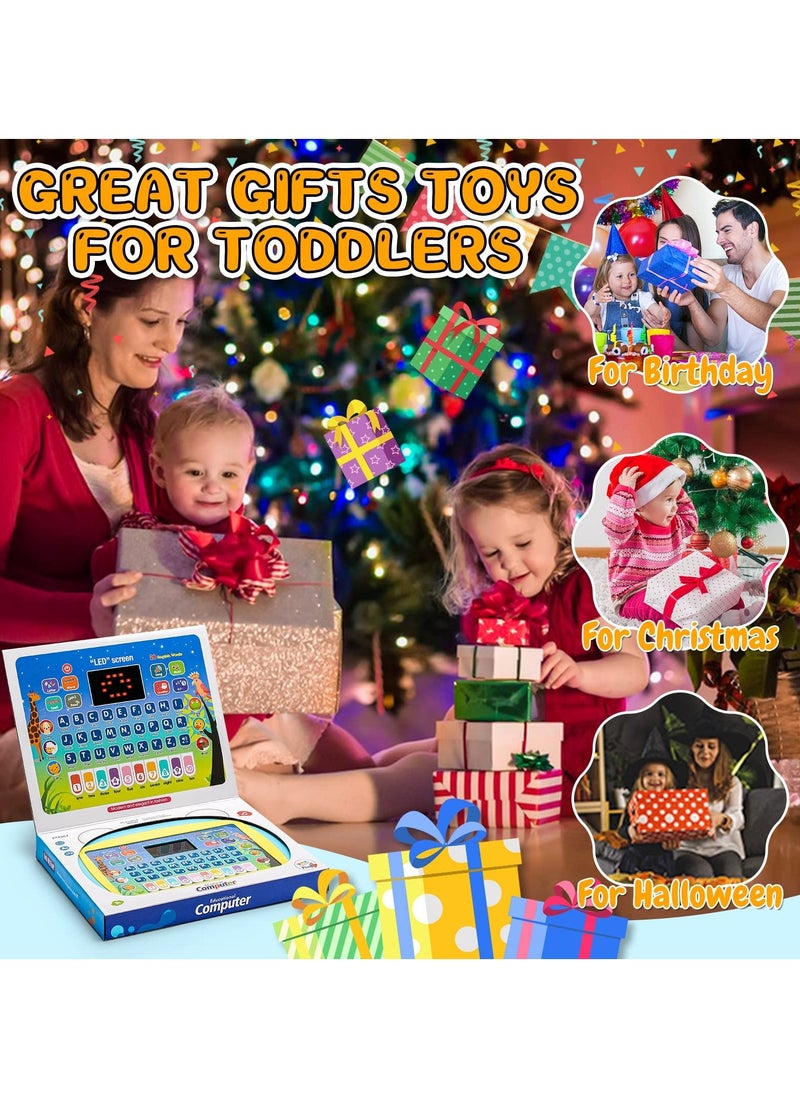 Generic - 1 to 3 Year Old Girl Boy Gifts-Toddlers Learning Toys for 2 to 5 Year Old Girls Boys Birthday Presents Gift for Kids Boy Age 1 to 4 Year Old Toddler Tablet Interactive Educational Toy Laptop for Kid G - Image 1