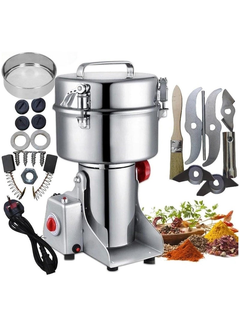 Denx Electric Coffee Grinder Grinder Machine Spice Grinder Bean Grinder 3000W Multi Speeds Large Capacity 800g (with 22 Extra Spare Parts) - Image 1