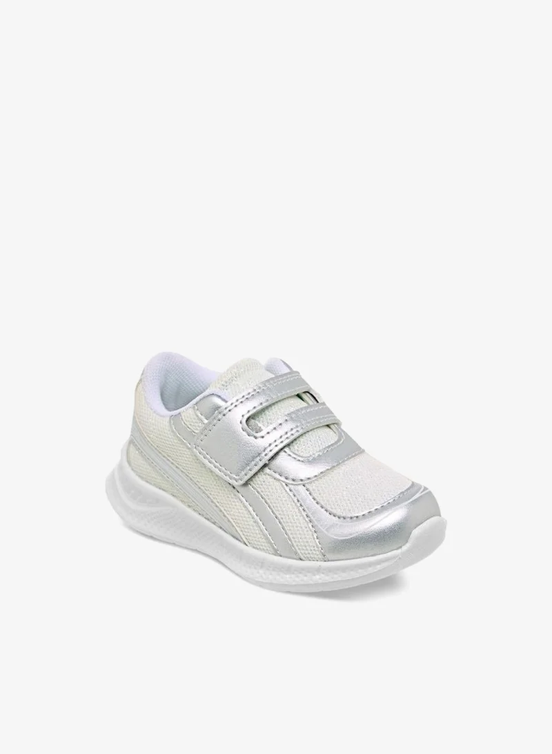 Barefeet Girls Panelled Hook and Loop Sneakers