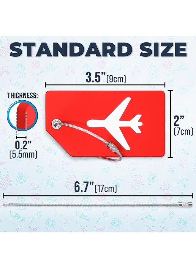 اتش واي سيليكون الأمتعة العلامة، مع اسم بطاقة الهوية بسرعة بقعة حقيبة الأمتعة، ومكافحة خسر العلامة، شخصية العلامة 5 حزمة الأمتعة العلامات حقيبة العلامة الفولاذ المقاوم للصدأ حلقة الأحمر - Image 2