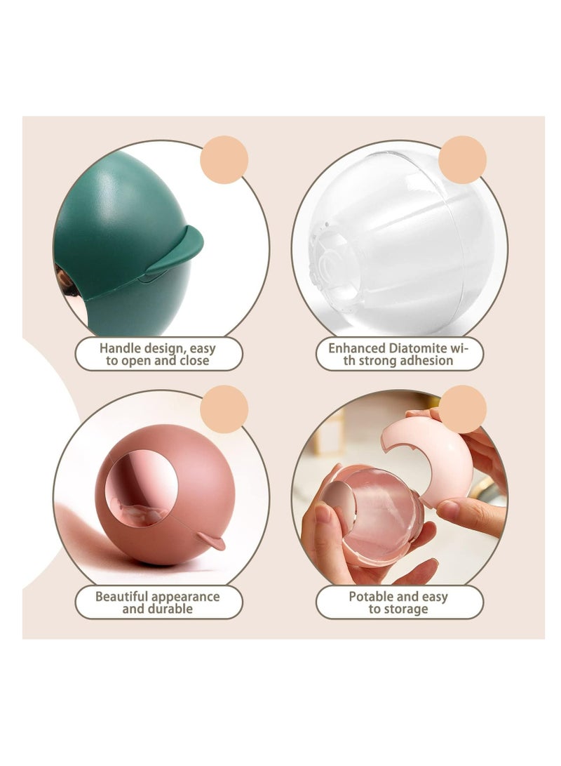 Arabest Reusable Pet Hair Lint Roller - Washable Lint Remover for Clothes, Portable Travel Household Hair Remover | Unique Green & Rose Gold Design, Efficient Pet Hair & Debris Removal (Green) - Image 3