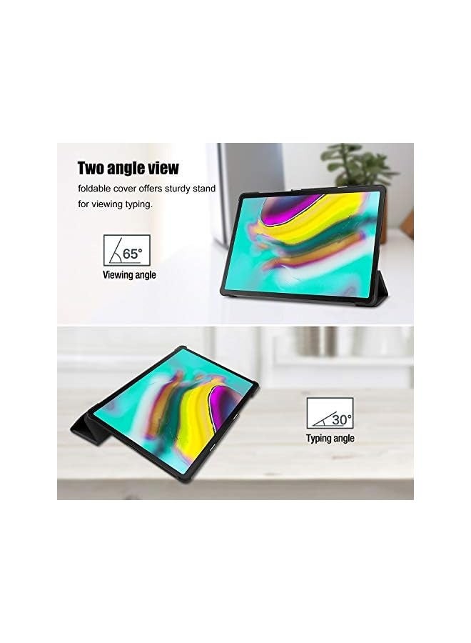 erorex Galaxy Tab S5e 10.5 2019 T720 T725 T727 Case, Slim Light Cover Stand Hard Shell Folio Case for 10.5 Inch Galaxy Tab S5e Tablet SM-T720 (Wi-Fi) SM-T725 (LTE) SM-T727 2019 Release –Black - Image 3