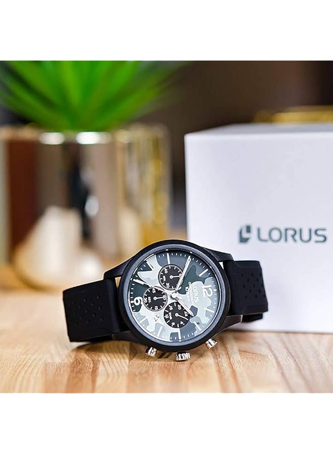 LORUS Sport Man Mens Analog Quartz Watch With Silicone Bracelet Rt397Hx9 - Image 5