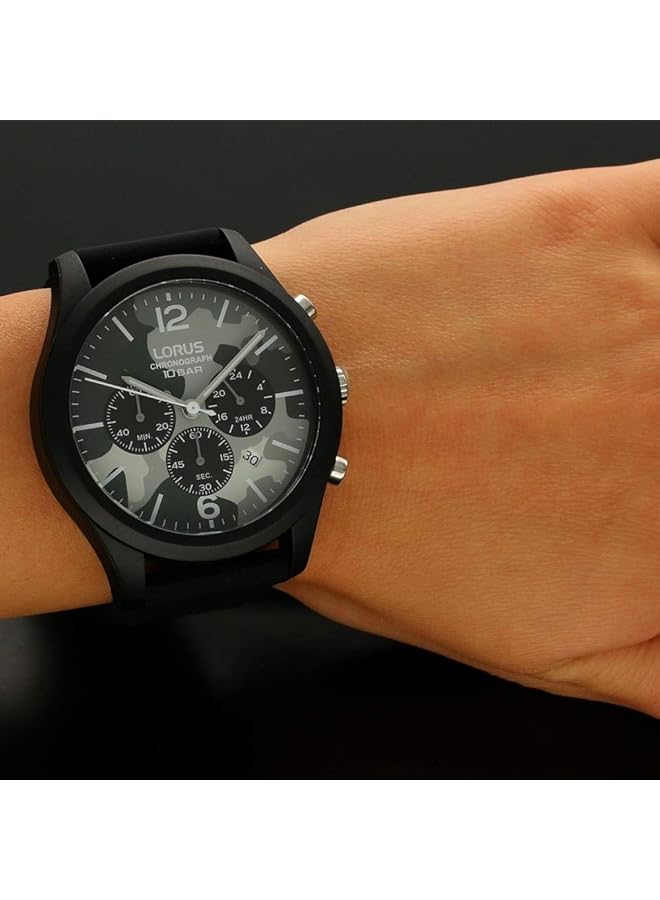 LORUS Sport Man Mens Analog Quartz Watch With Silicone Bracelet Rt397Hx9 - Image 3