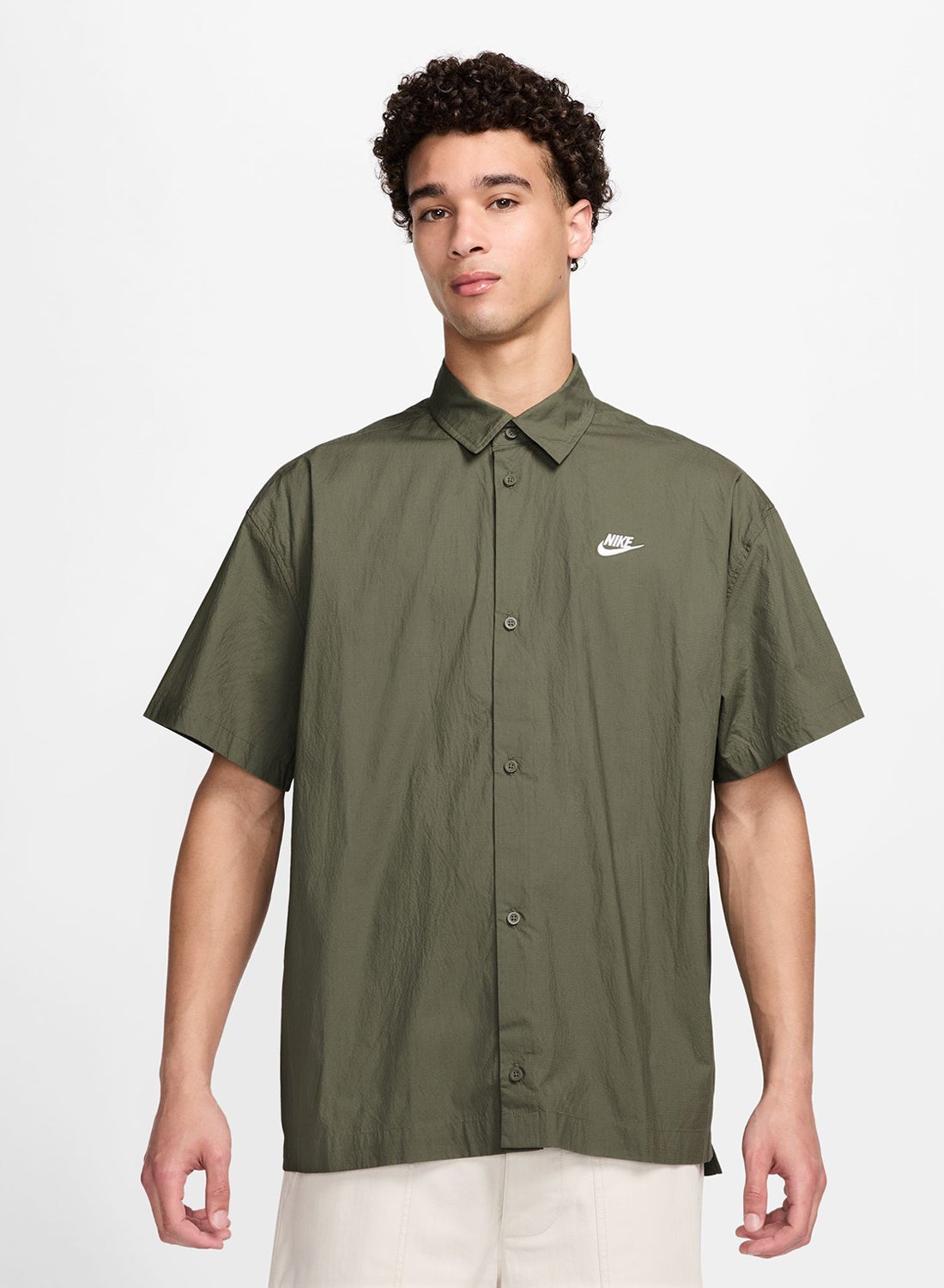 nike full button polo