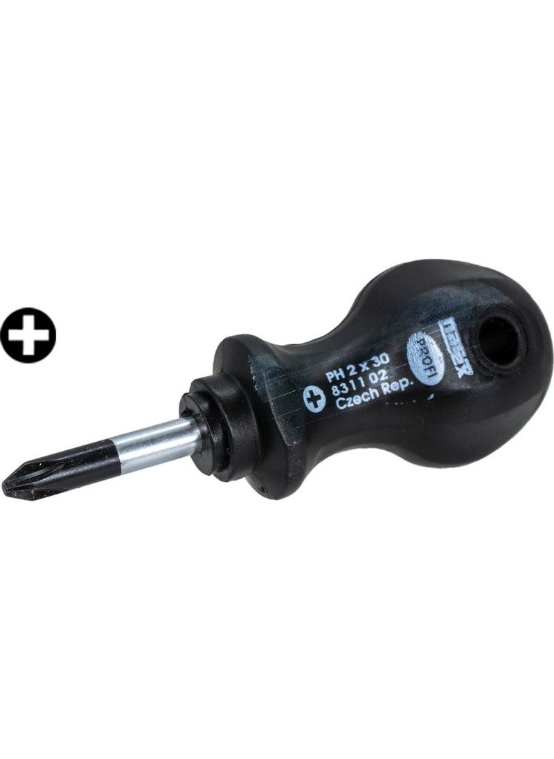 NAREX 831102 Mini Line Profi Phillips Head Screwdriver PH2X35 mm  - Image 1