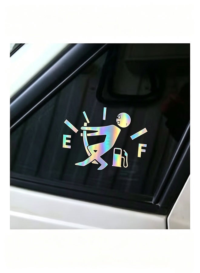 3pcs Car Fuel Cap Stickers,Reflective Oil Shortage Car Body Sticker - Image 5
