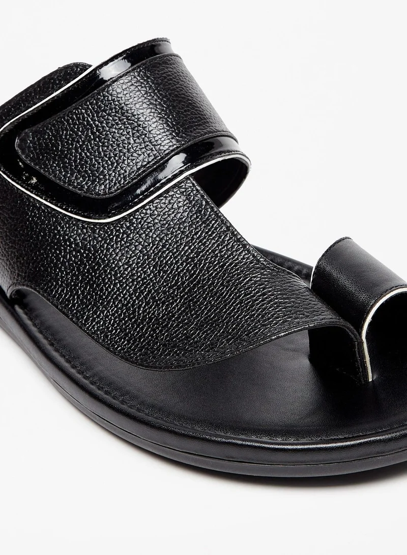 shoexpress Textured Slip On Arabic Sandals