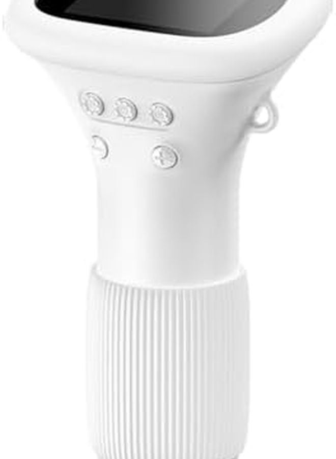 مجهر رقمي أبيض للأطفال، تكبير 100x، شاشة IPS عالية الدقة 2 ميجابكسل، ذاكرة مدمجة - Image 1