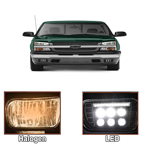 Tecoom LED Fog Lights with Daytime Running Lamps Compatible with 2003-2007 Chevrolet Avalanche Silverado 1500/2500/3500 Classic - Image 4