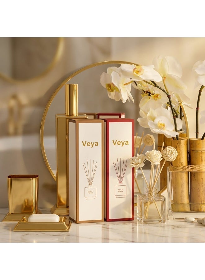 ڤيا VEYA فواحة أعواد عطرية فيا من قطعتين - روز وجاردينيا – 50 مل - Image 2