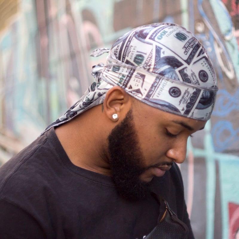 ForceWave Durags for Men, 4 Pcs Silk Design Doo Rag for Wave, Braids, Dreads & Locks - Image 4