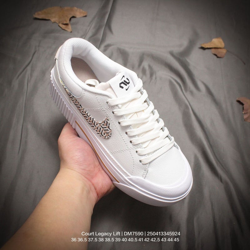 Putian Court Legacy Low-Top Platform Board Shoes Couple Campus Classic All-Match Casual Sports White Shoes - Image 1