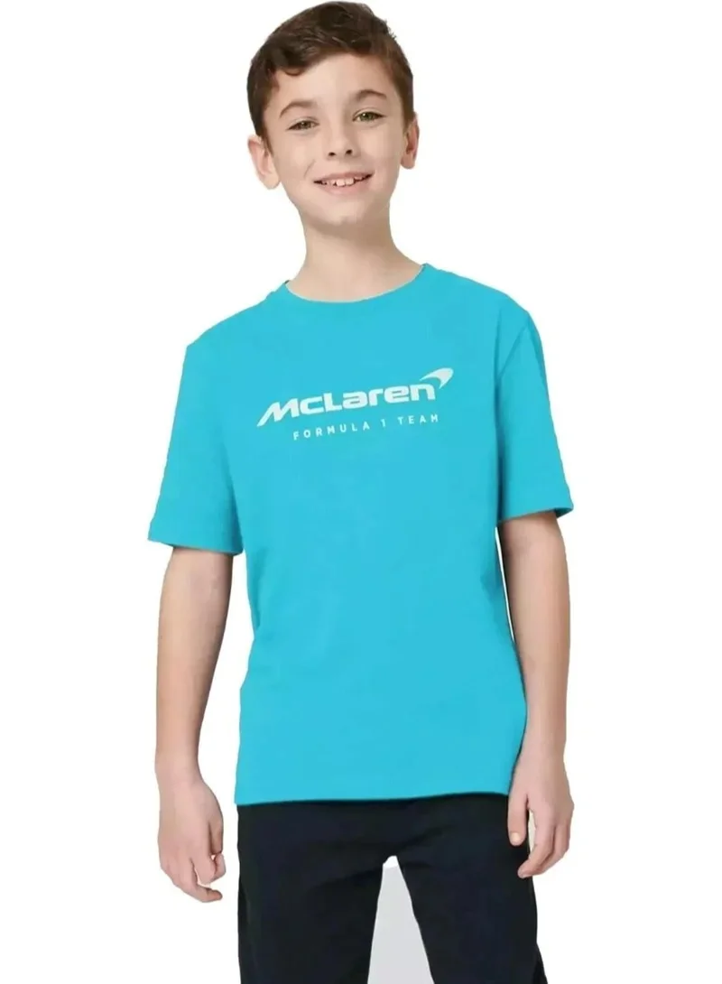 Mclaren MCLAREN JUNIOR MIAMI NEON LOGO T-SHIRT