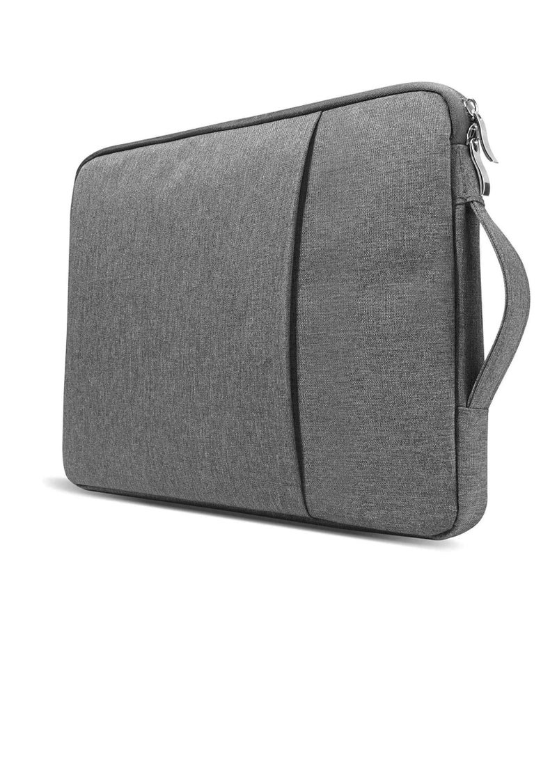 Generic Laptop Sleeve Case for 2022 MacBook Air 13.6 inch with Apple M2 Chip and 2022 MacBook Pro 13.3 inch with Apple M2 Chip Accessory Traveling Carrying Canvas Bag Cover Simple Case (Gray)  - Image 1