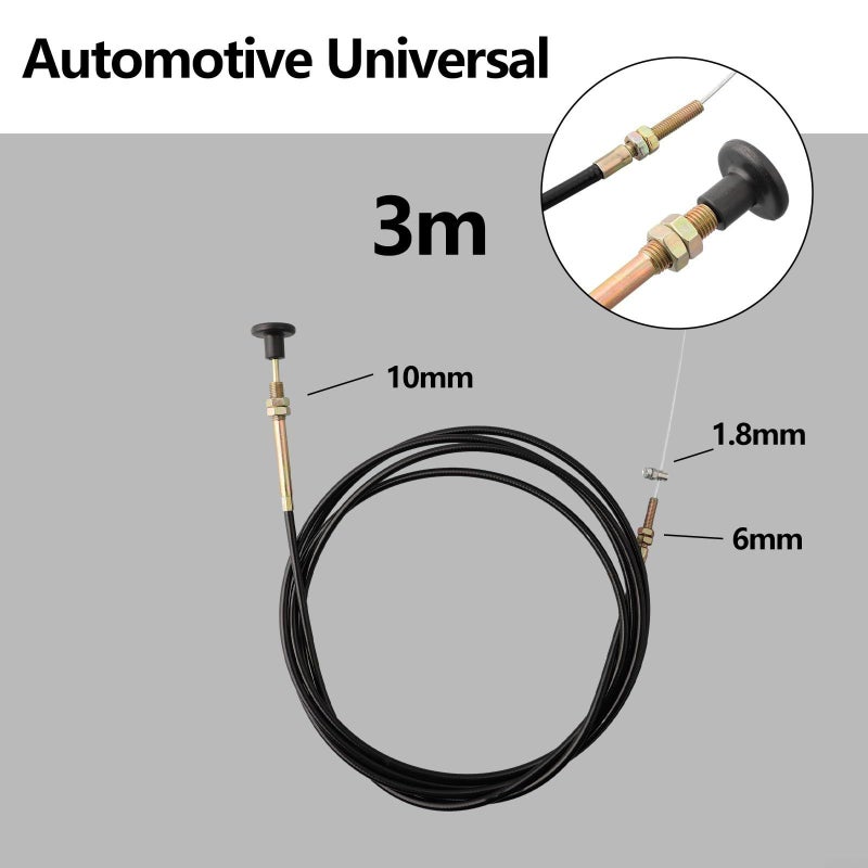 Engine Stop Cable Wire Control 3 Meter For Commercial Vehicles Trucks And Cars - Image 4