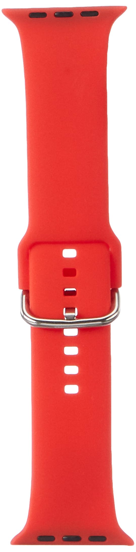 Printme 22 MM Smartwatch Belt, Band, Straps, Classic Buckle, Soft Comfortable, Compatible for Samsung Watch, Noise Colorfit, Boat, FIreboltt, Amazefit GT, [Universal Compatibility] (Red) - Image 1