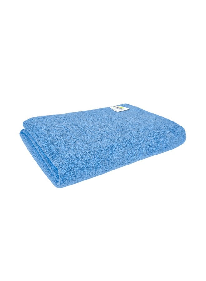 SOFTSPUN Microfiber Hair & Face Care Bath Towel 1 pc 60x120cm Sky Blue! Ultra Absorbent Super Soft & Comfortable, Quick Drying for Men & Women Daily Use Pack of 1 Extra Large Size Unisex. - Image 1