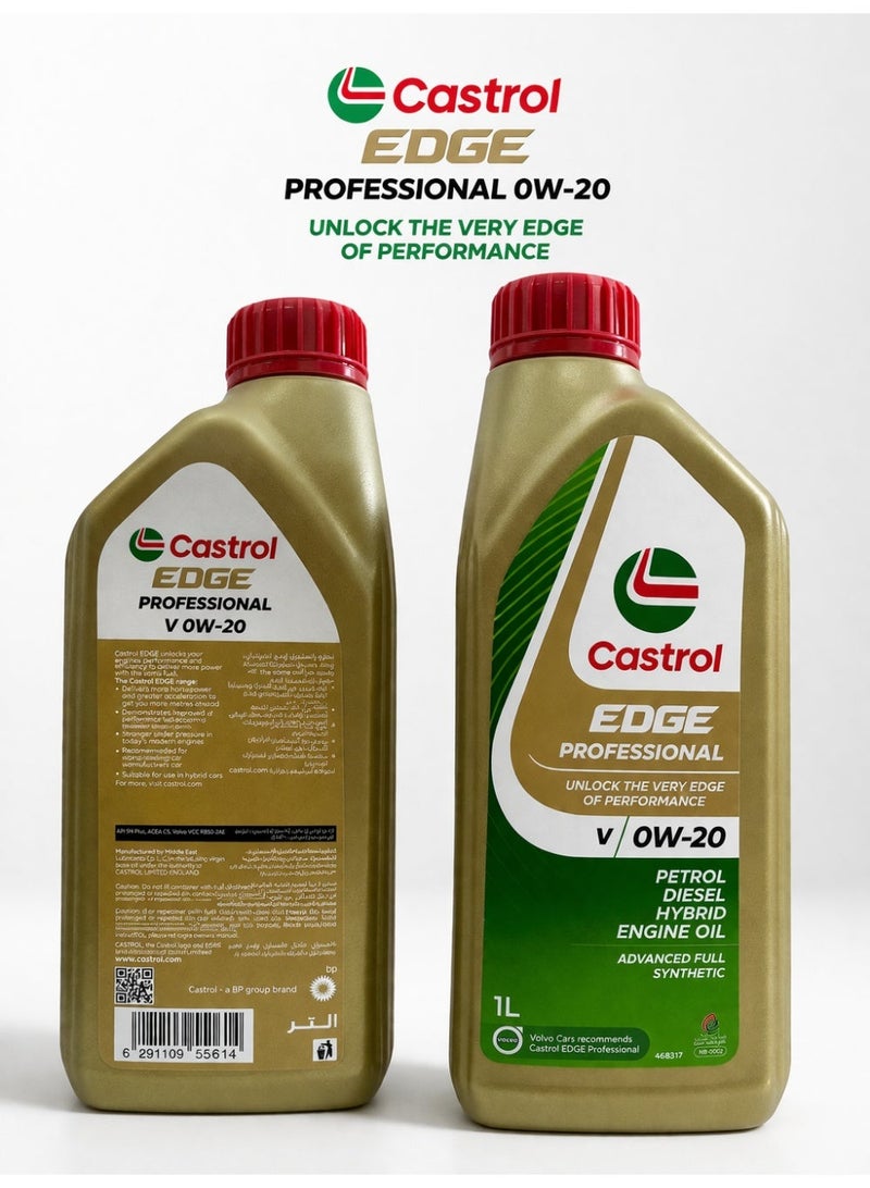 Castrol EDGE FOR VOLVO 0W-20 Engine Oil - Image 1