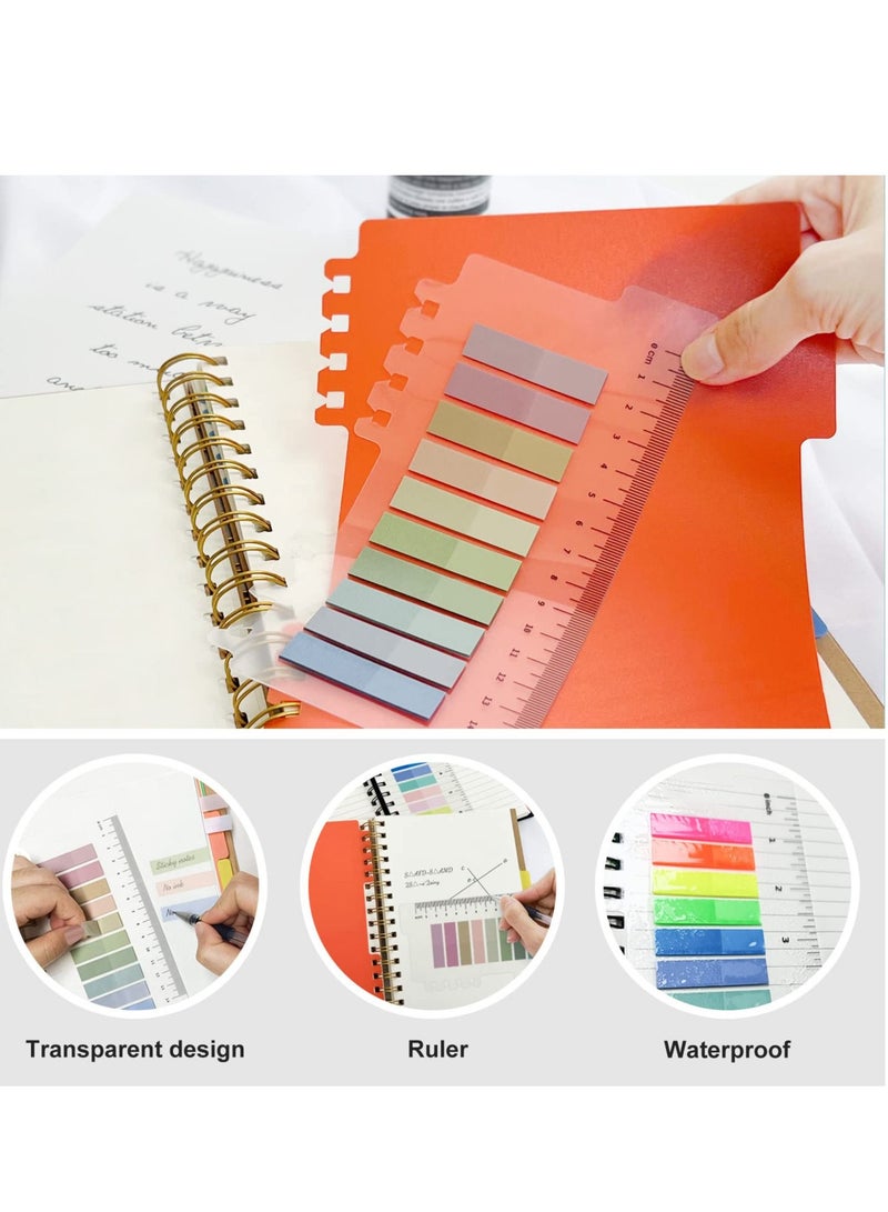 Spiral Notebook for Work, 2 Pack A5 Hardcover Notebooks College Ruled with Dividers Tabs Large Bound Journal - Image 3