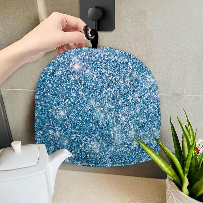 Durable Tea Pot Cozy Tea Cozy Insulated Kitchen Teapot Dust Cover with Hanging Ring Breakfast Warmer for Home Kitchen Table Decoration Fits for Most Teapot - Image 5