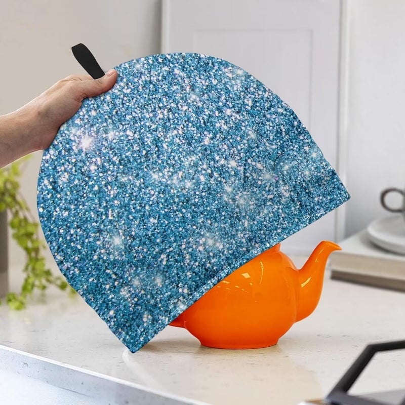 Durable Tea Pot Cozy Tea Cozy Insulated Kitchen Teapot Dust Cover with Hanging Ring Breakfast Warmer for Home Kitchen Table Decoration Fits for Most Teapot - Image 3