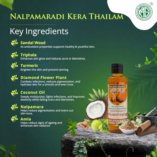 Kas Mark Kalan Aryavaidya Sala Nalpamaradi Kera Thailam 200ml - Image 3