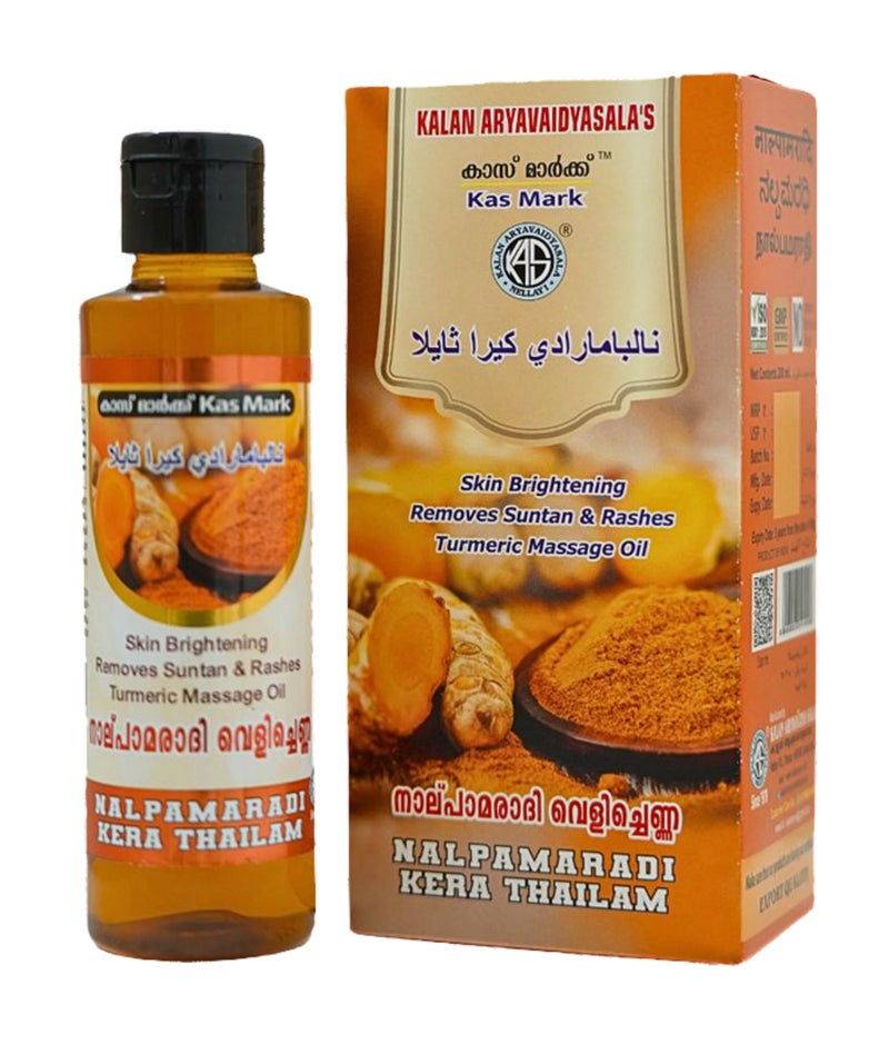 Kas Mark Kalan Aryavaidya Sala Nalpamaradi Kera Thailam 200ml - Image 1