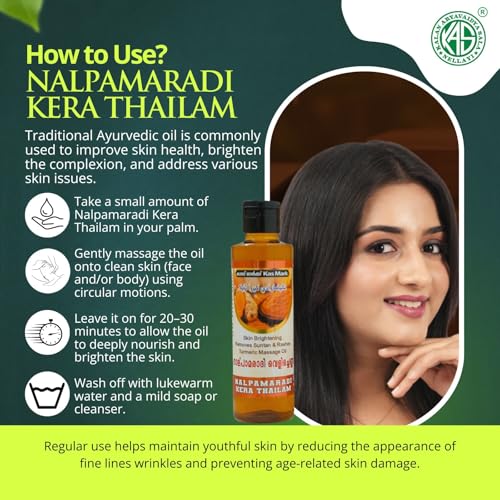 Kas Mark Kalan Aryavaidya Sala Nalpamaradi Kera Thailam 200ml - Image 5