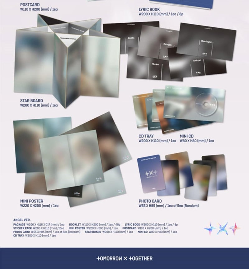 Koread ألبوم TOMORROW X TOGETHER (TXT) SANCTUARY - The Star Chapter (نسخة الملاك) - Image 4