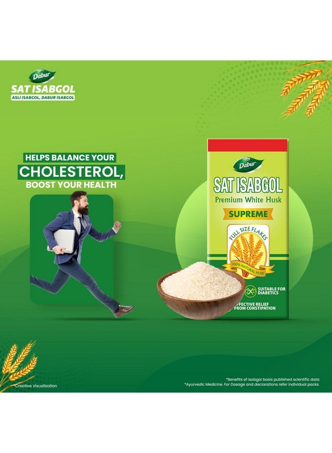 Dabur Sat Isabgol (Psyllium Husk) - 180g + 50g Free | Rich in Fiber | Provides Effective Relief from Constipation & Bloating | Promotes Bowel Health | Non-Habit Forming | 100% Ayurvedic - Image 4