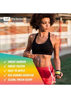 TNT Pro Series Tnt Firestarter Workout Enhancer Sweat Gel: Hot Cream For Tummy Belly Firming Sweet Scent Thigh & Arm Hot Sweat Cream: Exercise Thermogenic Cream For Men & Women Skin Tightening Heat Lotion  - Image 5