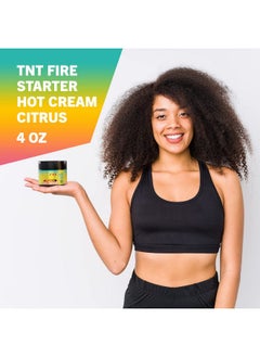 TNT Pro Series Tnt Firestarter Workout Enhancer Sweat Gel: Hot Cream For Tummy Belly Firming Sweet Scent Thigh & Arm Hot Sweat Cream: Exercise Thermogenic Cream For Men & Women Skin Tightening Heat Lotion  - Image 4
