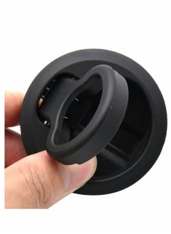 Y&D Slam Latch Hatch Round Pull Black Plastic Nylon for RV Boat Marine Deck 1/2'' Door Cabinet Hardware Pack of 2  - Image 5