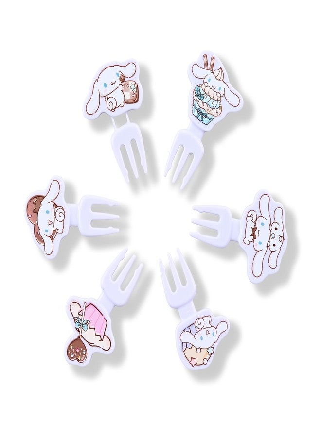 GASHINA STORY Food Picks - Toothpicks for Appetizers - Durable Plastic Decorative Toppers - Add Fun to Bento Boxes, Lunch & Party Snacks (3 Pack Set (Kitty 8pcs+Cinnamonroll 6pcs+Pompom-Puin 6pcs)) - Image 4