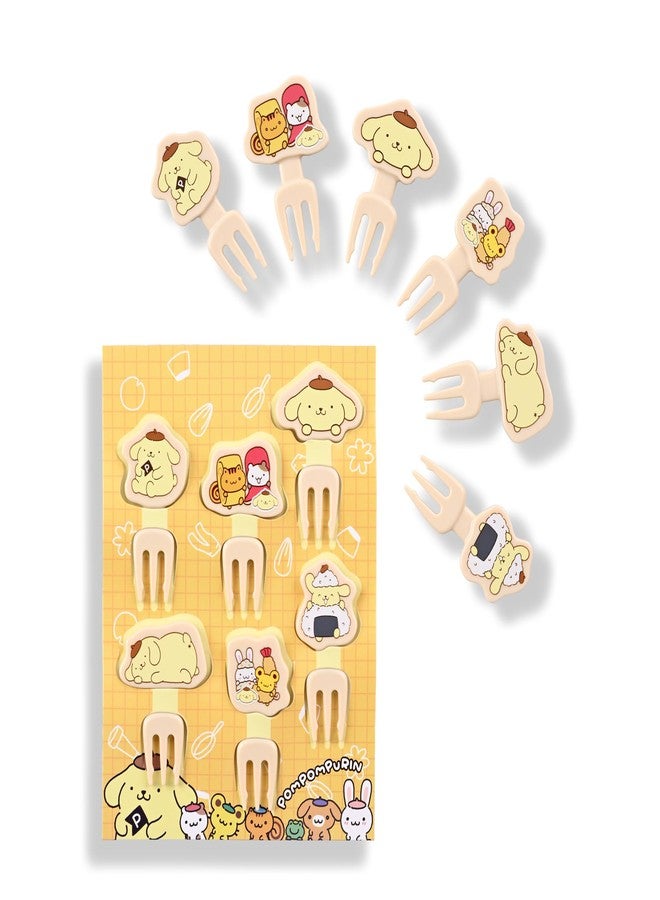 GASHINA STORY Food Picks - Toothpicks for Appetizers - Durable Plastic Decorative Toppers - Add Fun to Bento Boxes, Lunch & Party Snacks (3 Pack Set (Kitty 8pcs+Cinnamonroll 6pcs+Pompom-Puin 6pcs)) - Image 2