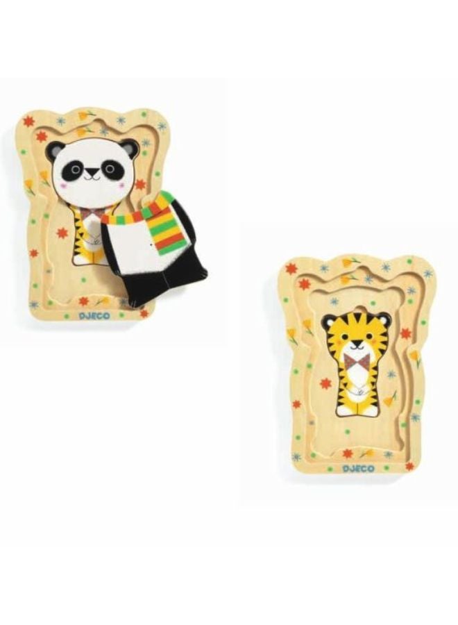 DJECO Lucky & Co Wooden Puzzle - Image 2