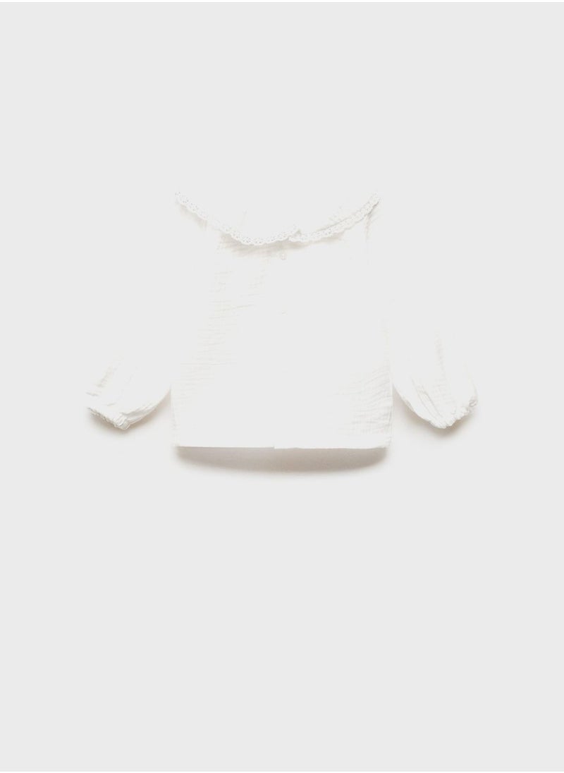 MANGO - Infant Textured Top - Image 1