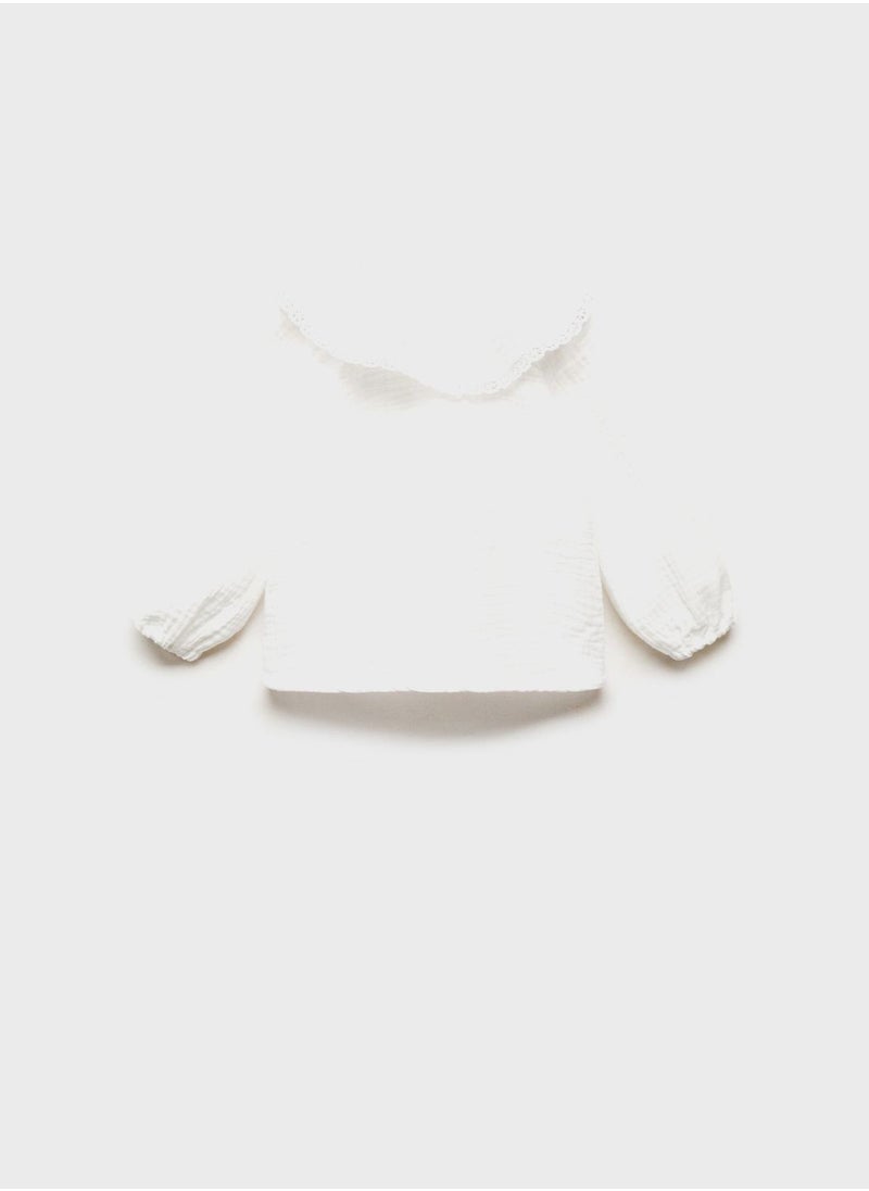 MANGO - Infant Textured Top - Image 1