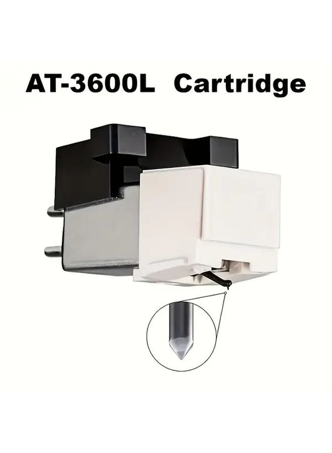 AT3600L مسجل الفونيل المغناطيسي LP مع إبرة الماس بيضاء ملحق طاولة الدوران MM - Image 2