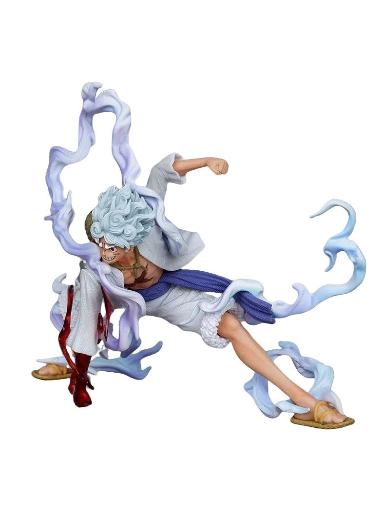Generic - Anime One Piece Luffy Figure, Fifth Gear Nika Luffy Action Figure, High Quality Cartoon Figure Toy 17.5cm - Image 1