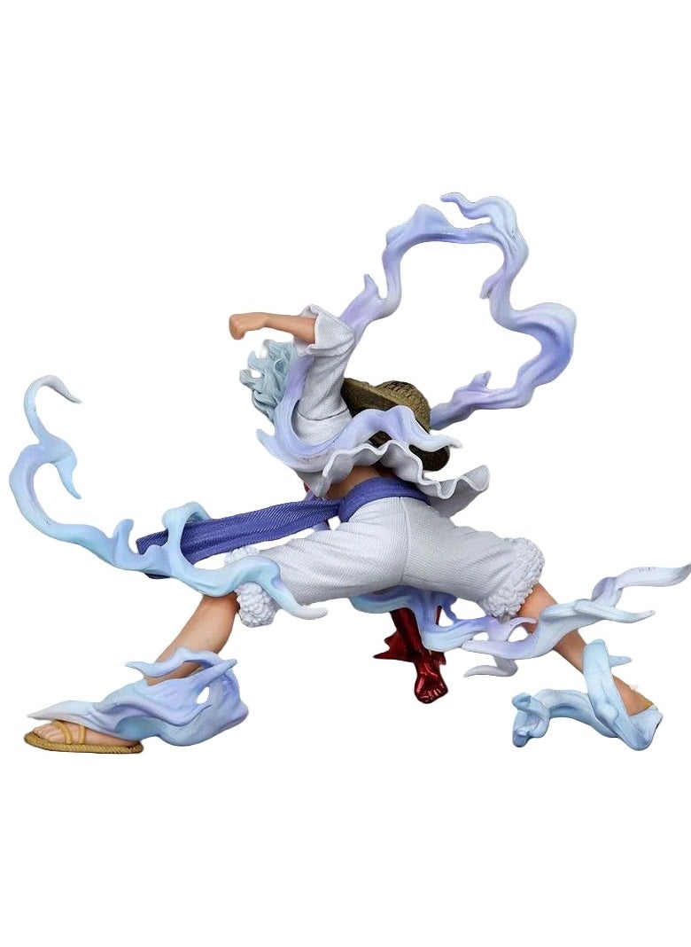 Generic - Anime One Piece Luffy Figure, Fifth Gear Nika Luffy Action Figure, High Quality Cartoon Figure Toy 17.5cm - Image 1