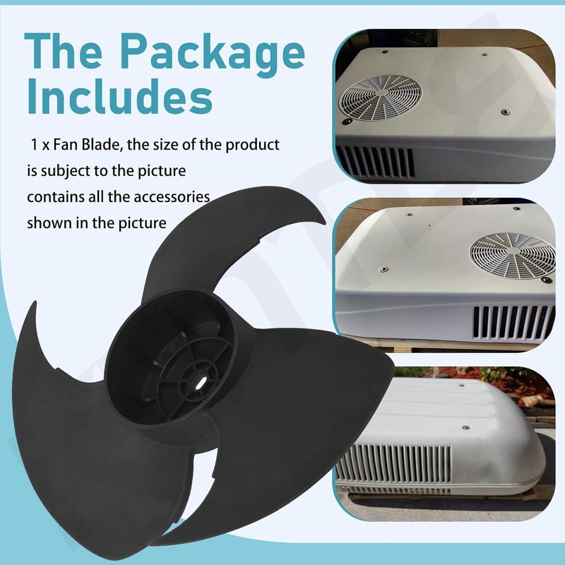 KINTLE 1472D5041 Fan Blade Compatible with Cole-Man Ma-ch 47201 47203 47204 47214 47223 47224 47234 47253 47258 47273 Condi-tioner - Image 3