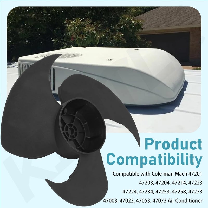 KINTLE 1472D5041 Fan Blade Compatible with Cole-Man Ma-ch 47201 47203 47204 47214 47223 47224 47234 47253 47258 47273 Condi-tioner - Image 4