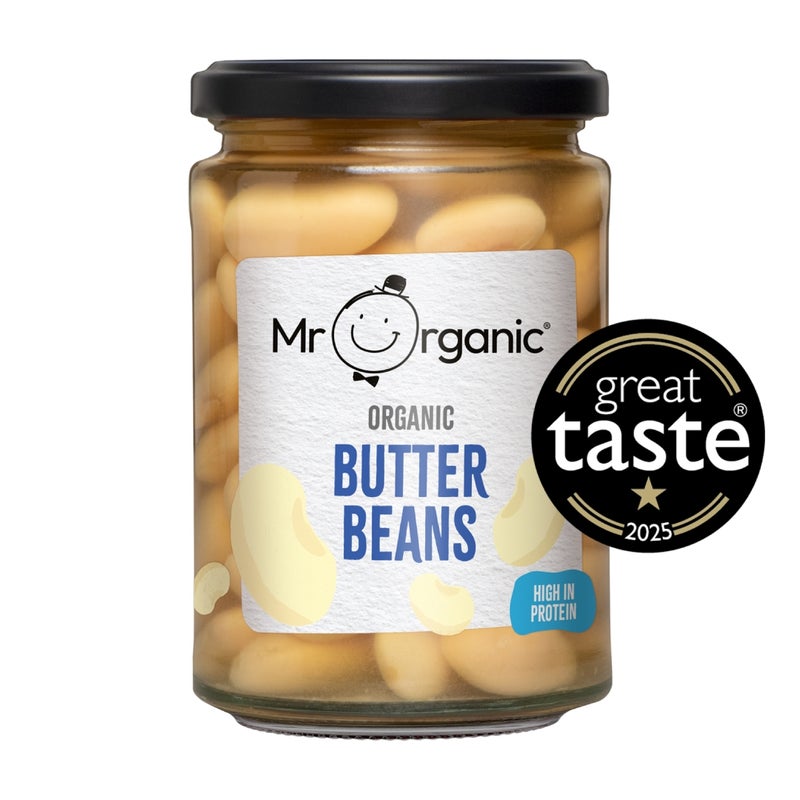 Mr organic Butter Beans, 350g, Italy - Image 2