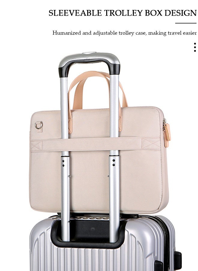 DUNISO 15.6 Inch Laptop Bag Lightweight Computer Bag Travel Business Briefcase Water Resistance Shoulder Messenger Bag for Men and Women Work Office - Image 4