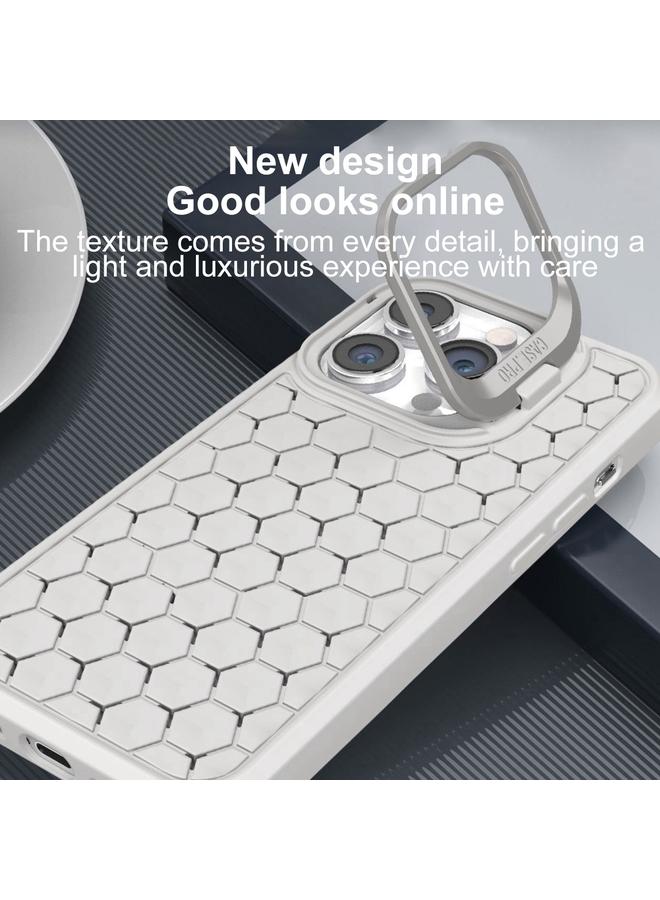S-TOP Case For iPhone 16 Plus Honeycomb Radiating Lens Holder Magsafe Phone Case - Image 5