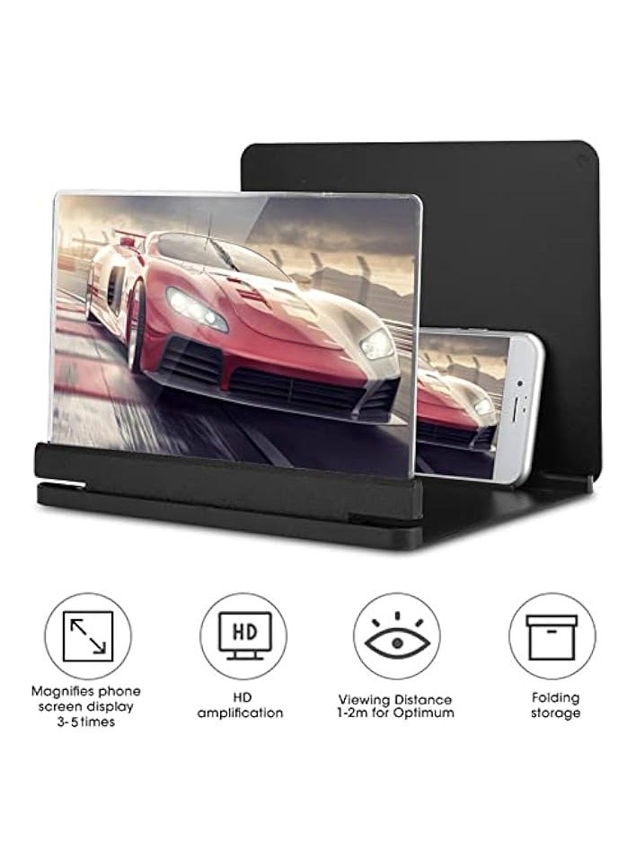 PROMASS Portable Mini Practical 10in HD Thin Foldable Mobile Phone Video Amplifier Screen Magnifier Stand BracketPhone Screen Amplifier - Image 4